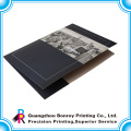 Hot sale logo custom printing handmade paper file folder with two pockets